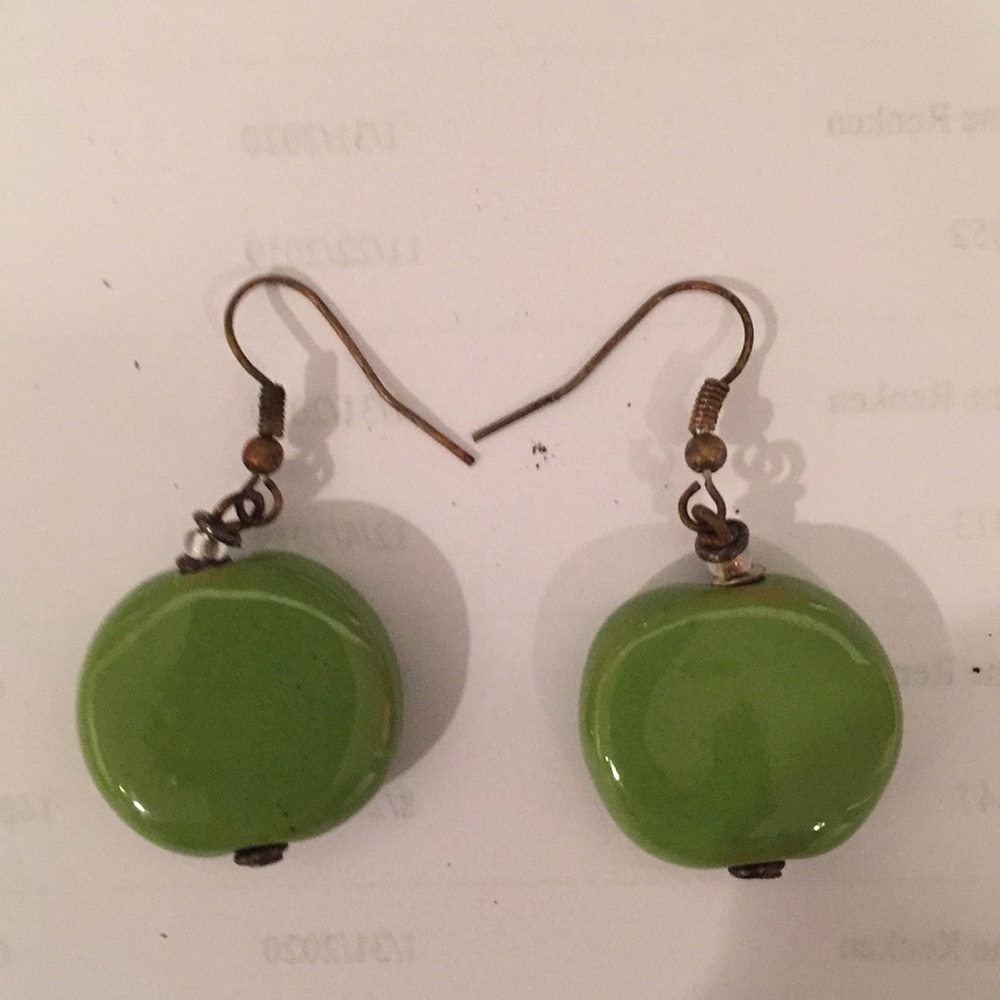 Hand crafted bead earrings